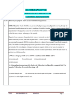 Physics XII CH 4 CASE STUDY Moving Charges and Magnetism