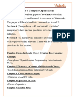 ICSE Class 9 Computer Applications Syllabus 2023-24 Examinations