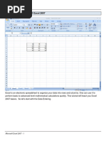 Microsoft Excel 2007