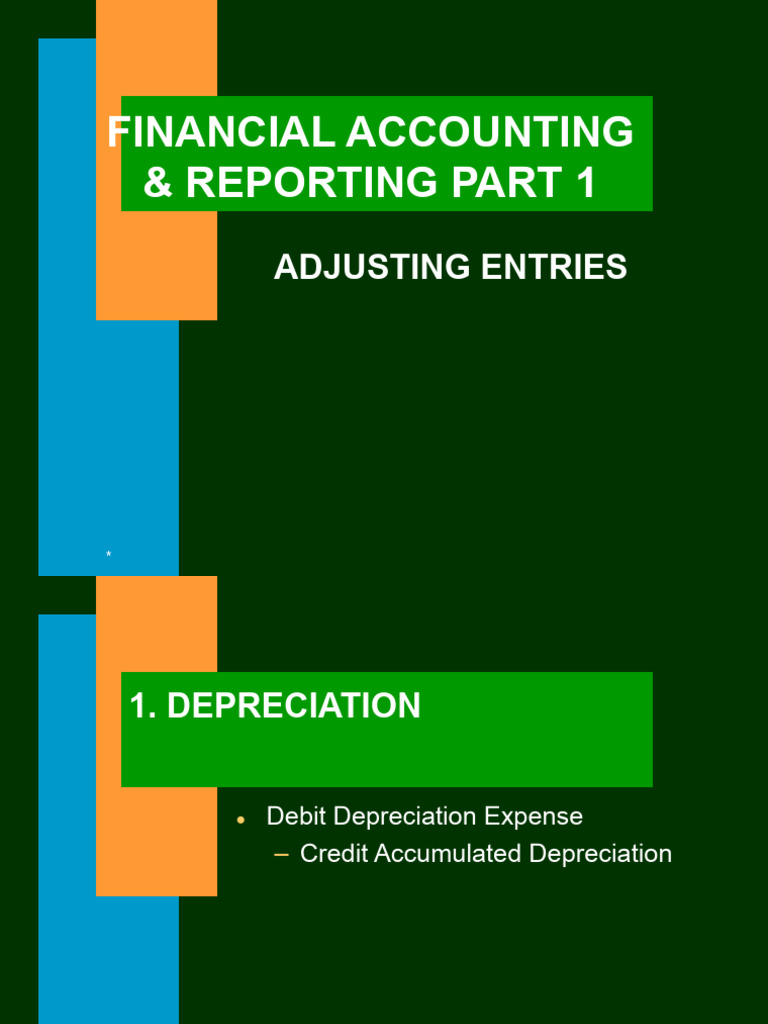 Adjusting Entries PDF Debits And Credits Expense