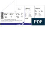 GoAir Airline Tickets and Fares Boarding Pass PDF