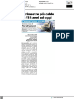 Il Barometro Del Serpieri: L'autunno Più Caldo Da 174 Anni A Oggi - Il Resto Del Carlino Del 5 Dicembre 2023