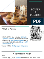 Chapter 13 - Power and Politics