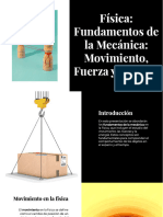 Clase 03 Fisica Fundamentos de La Mecanica Movimiento Fuerza y Energia