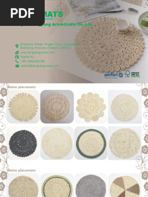 placemat catalog-Qingdao Qingyang