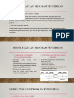 Model Evaluasi Program Pendidikan