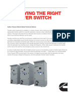 Selection of Switchgears