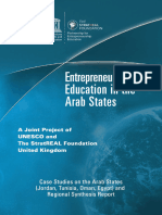 Entrepreneurship Education in The Arab States: Ioéjô D º' ©àdg Á Hô©Dg Hódg 'A
