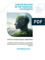 EFRAG Secretariat Briefing Paper - Climate-Related Risks in The Financial Statements
