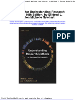 Test Bank For Understanding Research Methods 10th Edition by Mildred L Patten Michelle Newhart