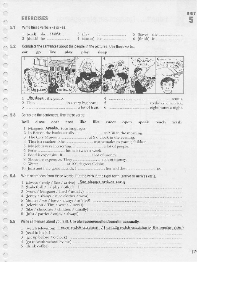 Present simple pdf