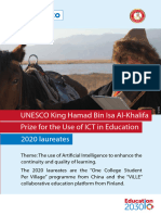 UNESCO King Hamad Bin Isa Al-Khalifa Prize For The Use of ICT in Education