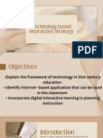 Technology - Based Interactive Teaching Strategy