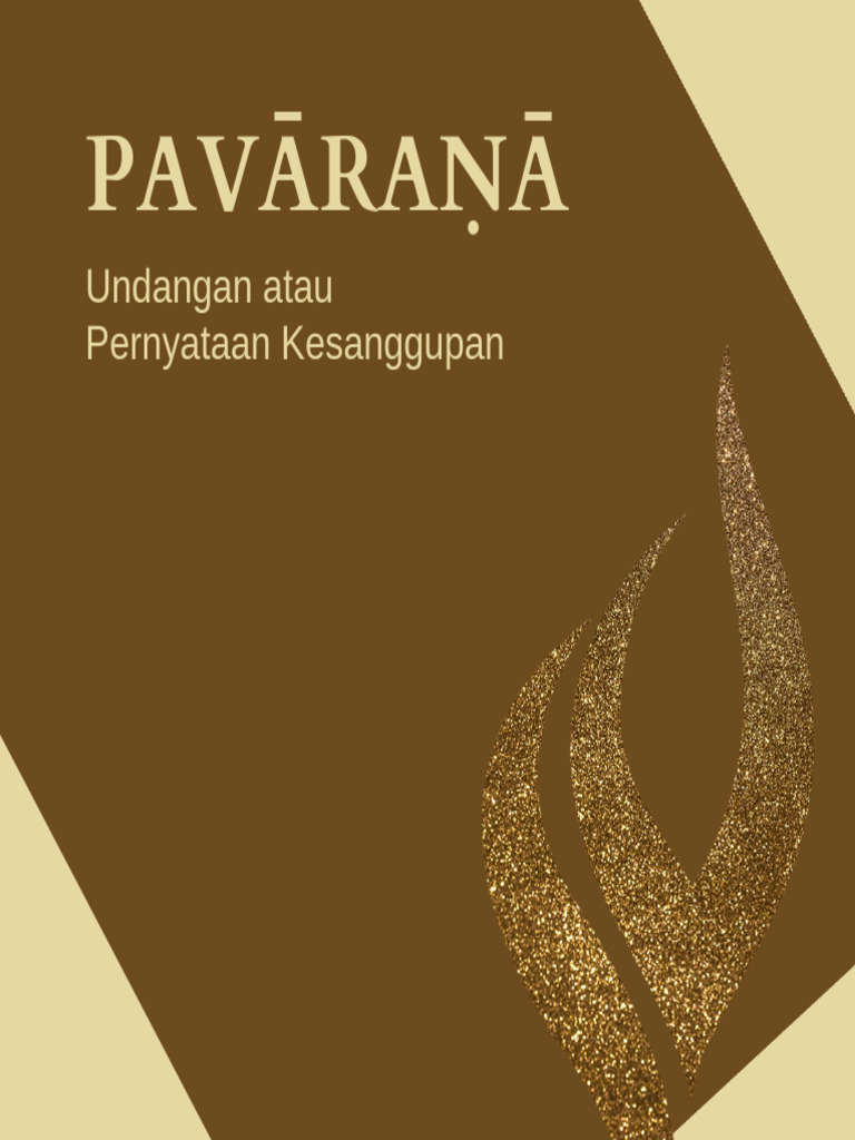 Pavāraṇā PDF