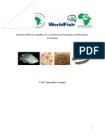 Reviewed - TAAT - Aquaculture - Compact - Draft - Extension - ... (Extension - Manual - On - Quality - Low - Cost - Fish - Feed - For... )