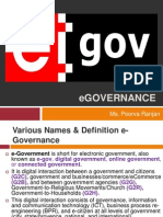 eGovernance Models and Activities