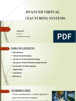 Advanced Virtual Manufacturing Systems 1