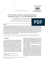 TFC Polyamide Membranes Modified by Grafting of Hydrophilic Polymers - An FT-IR AFM TEM Study