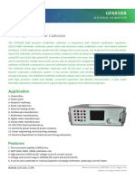 GF6018A Electrical Calibration GFUVE