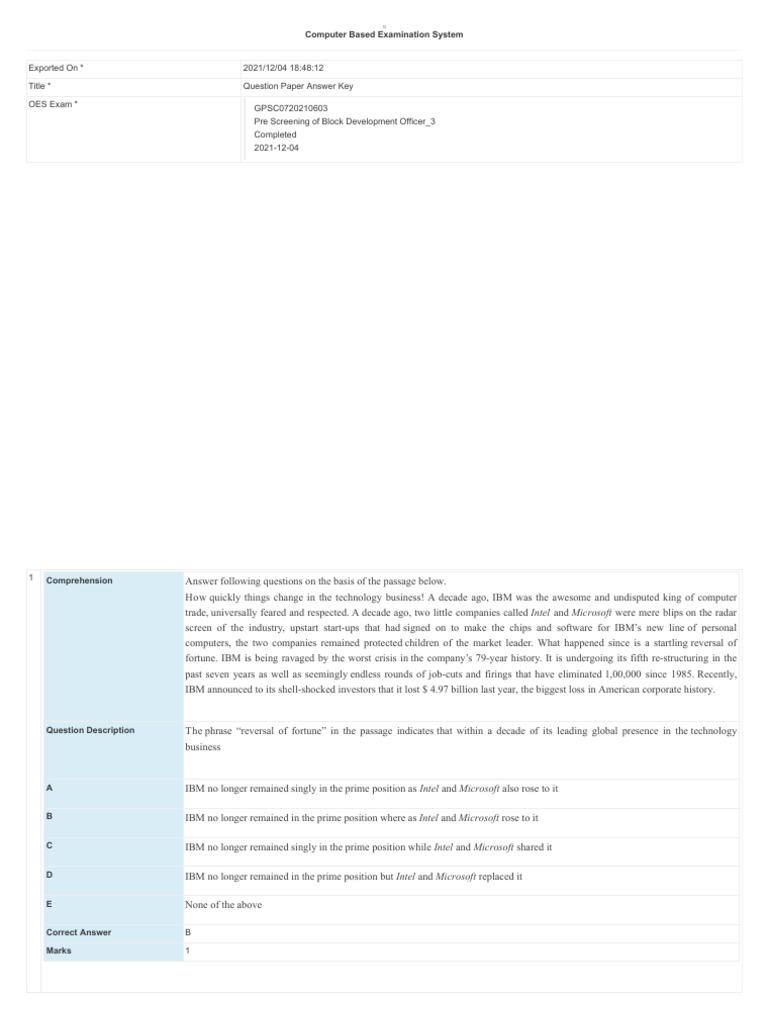 BDO Exam Sample Questions and Answers | PDF | Lease | Intel