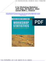 Test Bank For Workshop Statistics Discovery With Data 4th Edition Allan J Rossman Beth L Chance