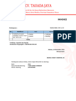 Invoice PT Tau Ada Jaya 24 November 2023