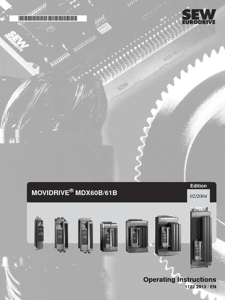Sew Drive Manual | PDF | Power Inverter | Electric Motor