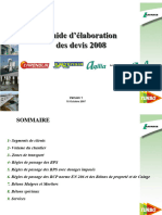 2008 - Guide Élaboration Des Devis BDP A4 v1