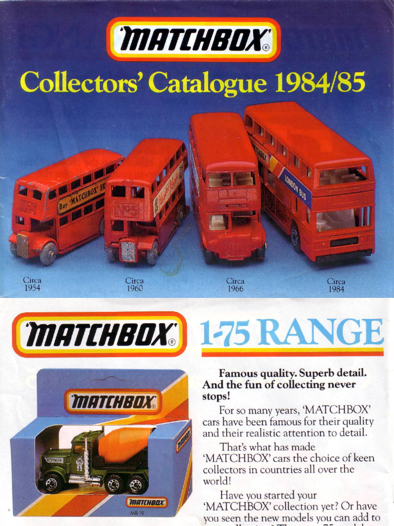 Matchbox 1984-85 | PDF
