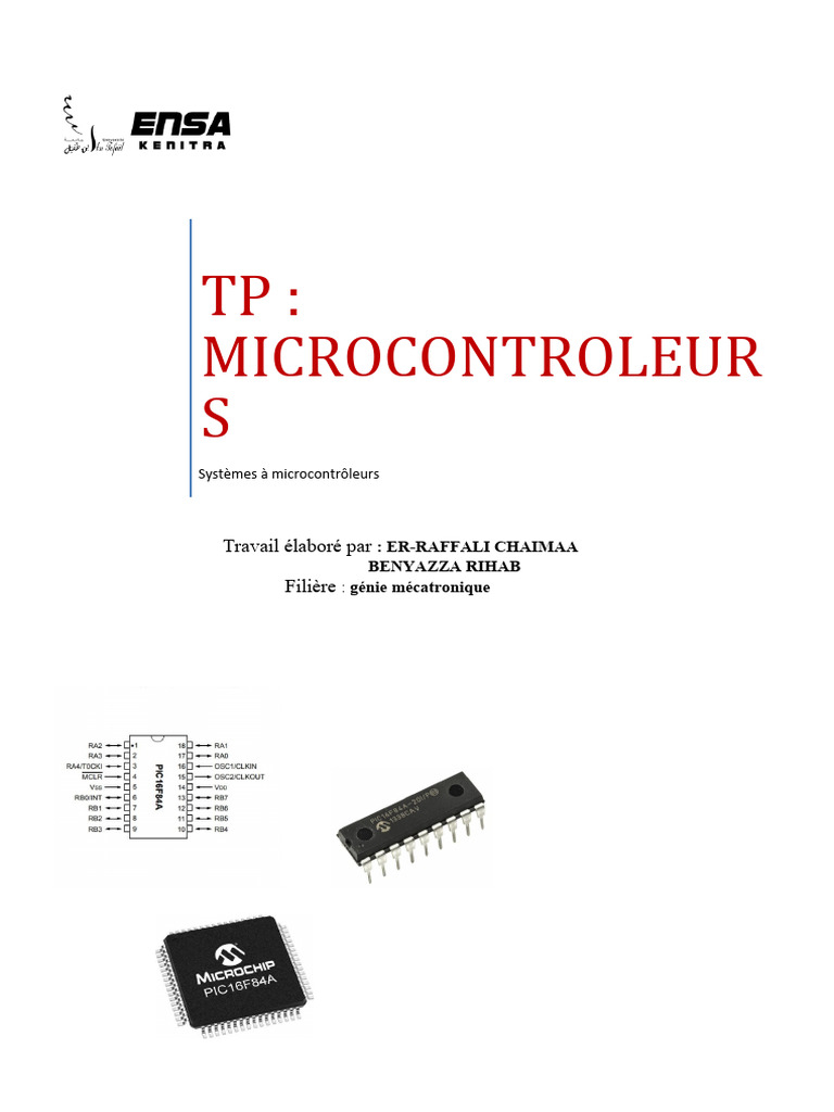 TP Microcontroleur 22 | PDF | Microcontrôleur | Programme informatique