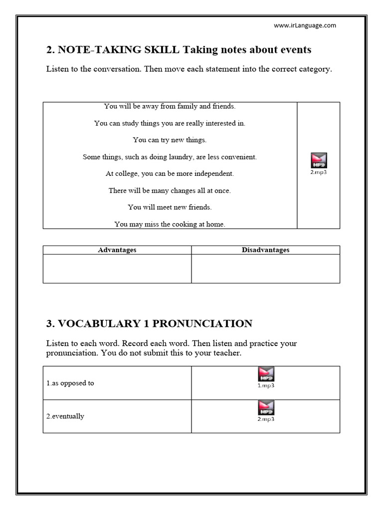 Unit 3 Psychology PDF Verb Question