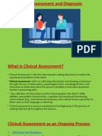 Clinical Assessment and Diagnosis