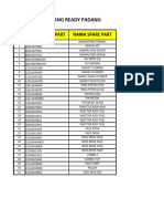 Stok Spare Part PDG