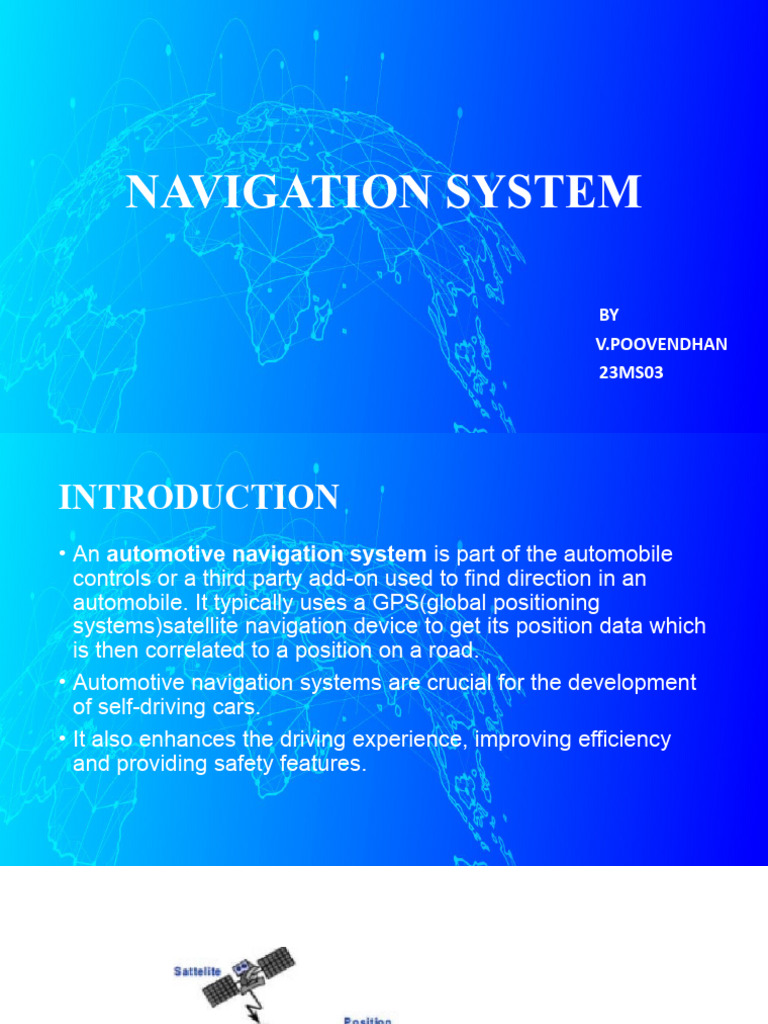 Navigation System PDF Microcontroller Inertial Navigation System