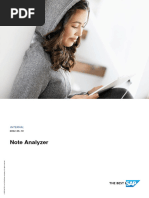 Note Analyzer User Guide