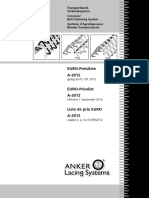 Anker Lacing System - Flexco - Price List 2012