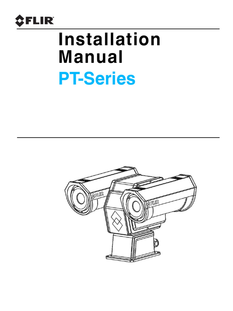 Flir PT Series Installation Guide PDF Electrical Connector Waste