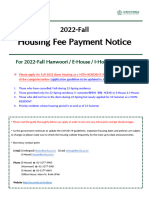 (ENG) (Current Residents) Fall-22 Housing Payment