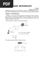 LN - 10 - 50 - Radar Meteorology