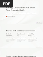 IOS App Development With Swift Your Complete Guide