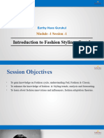 EH - Fashion & Styling - Module 1 Session 1 Part 2 - Introduction To Fashion & Styling