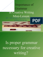 Creative Writing Mini Lesson Week 1 04102023 040412pm