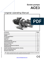 Imo ACE3 Series Screw Pump Range Instruction Manual and Parts List