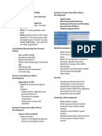 Developmental Milestone (Week 8) Reviewer