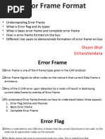 Error Frame Format