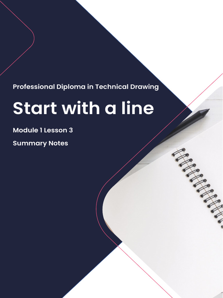 Technical Drawing Module 1 Lesson 3 Summary Notes PDF