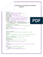 Ejercicios de Numerical Methods For Chemical Engineers With MATLAB Applications Ejercicio 2.1