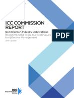 Icc Arbitration Adr Commission Report On Construction Industry Arbitrations