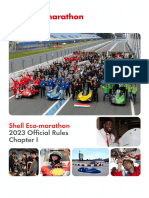 Shell Eco Marathon 2023 Official Rules Chapter I