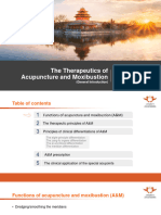 The Therapeutics of Acupuncture and Moxibustion A General Introduction